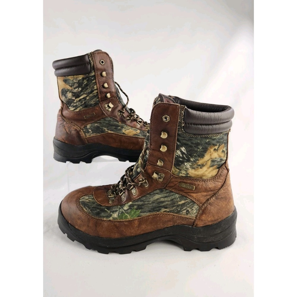 Magellan All Terrain III Camo Leather Hunting Boot Hiking Work Waterproof SZ 12